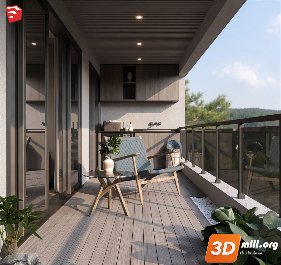 Balcony Skp Files